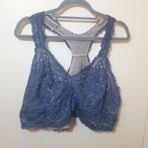 Blue lace bralette [Torrid]